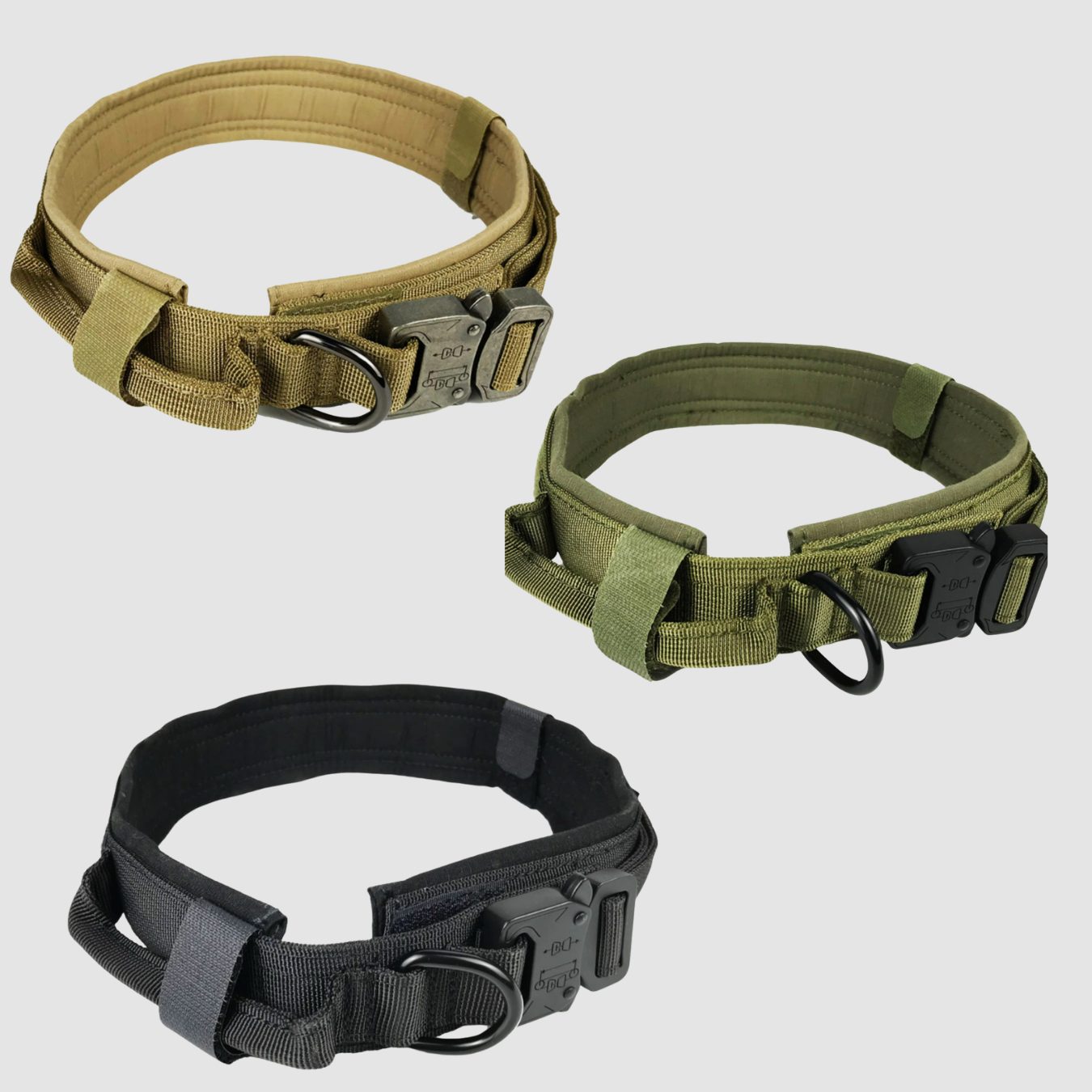 Trois colliers tactiques Bibizy