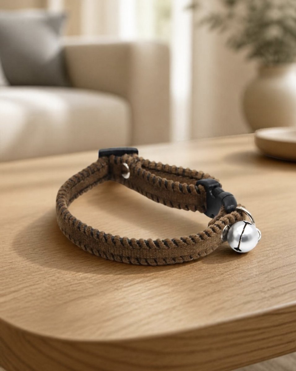Collier Bouclette marron