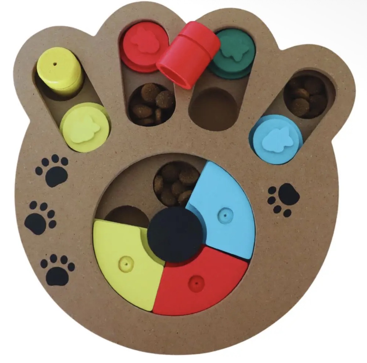 Jouet d'intelligence en bois pour chien Bibizy